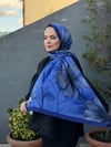 Bella Soft Kraş Şal - Lacivert