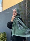 Bella Soft Kraş Şal - Yeşil