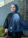 Degrade Soft Şal - İndigo Taş