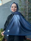 Degrade Soft Şal - İndigo Taş