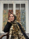 Leora Kraş Şal - Siyah Gold