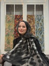 Leora Kraş Şal - Siyah Taş