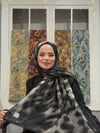 Leora Kraş Şal - Siyah Taş