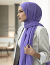 Premium Dubai Şal - Lila