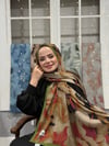 Vera Kraş Şal - Kiremit Yeşil