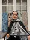 Vera Kraş Şal - Siyah Beyaz