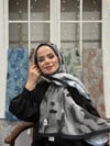 Vera Kraş Şal - Siyah Beyaz