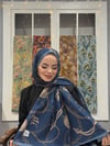 Zena Kraş Şal - İndigo