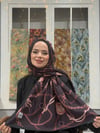 Zena Kraş Şal - Mürdüm