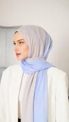Dubai Degrade Şal - Bebe mavi bej