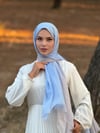Dubai Degrade Şal - Bebe Mavi Gri