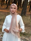 Dubai Degrade Şal - Şampanya Koyu bej