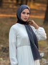 Dubai Degrade Şal - Siyah İndigo