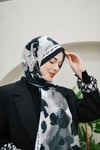 Elina Crush Şal - Siyah&Beyaz