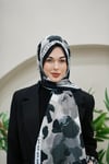 Elina Crush Şal - Siyah&Beyaz