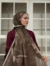 Leya Pamuklu Şal - Vizon