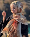 Lilium Collection Hint İpeği Şal - Açık Bej