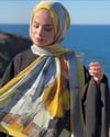 Lilium Collection Hint İpeği Şal - Tan Sarı