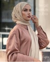 Premium Dubai Şal - Koyu Bej