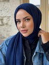 Premium Dubai Şal - Lacivert