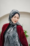 Soft Crush Şal - Siyah&Beyaz