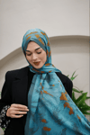 Vera Crush Şal - Deniz Mavisi