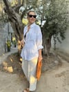 Beyaz Müslin Geniş Gömlek S
