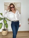 Beyaz Oversize Gömlek