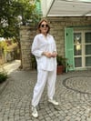 Beyaz Sırt Dekolteli Takım S