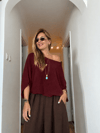 Bordo Merserize Bluz