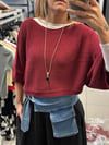 Bordo Merserize Bluz