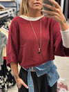 Bordo Merserize Bluz