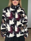 Bordo Siyah Polar Ceket