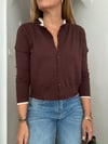 Kahve Mini Fırfır Yumuşak Hırka