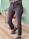 Kahve Yıkamalı Kot Pantolon