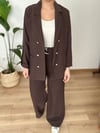 Mürdüm Ceket Pantolon Takım