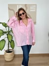 Pembe Oversize Gömlek