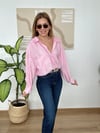 Pembe Oversize Gömlek