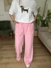 Pembe Pamuklu Pantolon
