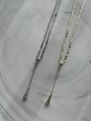 Sallantılı Taşlı Kolye Gold
