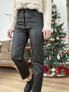 Siyah Mumlu Pantolon 34