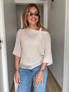 Taş Bağlamalı Merserize Bluz