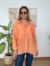 Turuncu Oversize Gömlek