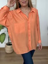 Turuncu Oversize Gömlek