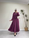 1700 - Ceket Etek Takım - Bordo