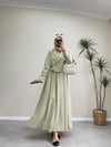 1700 - Ceket Etek Takım - Soft yeşil