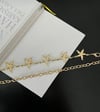 2455 - Yıldızlı Metal Kemer - Gold