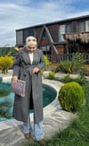 2769 - Premium Kaşe Kaban - Antrasit