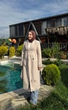 2769 - Premium Kaşe Kaban - Bej