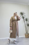 2780 - Uzun Triko Hırka - Camel